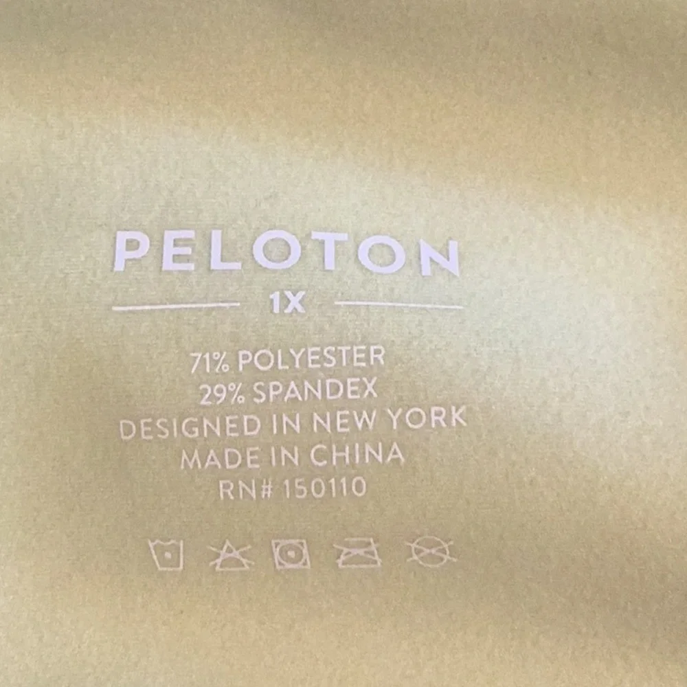 Peloton yellow Cadent 5 bike shorts. Women’s size 1X